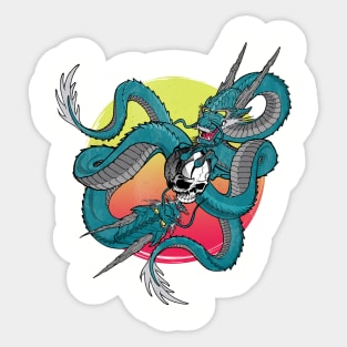 MYSTERIOUS SNAKE DRAGON Sticker